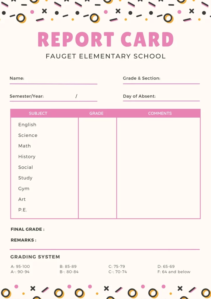 Your Child's Report Card Made Easy 