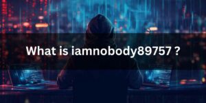 What is iamnobody89757?